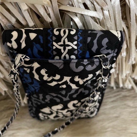 VERA BRADLEY Canterberry Cobalt Mini Cellphone Crossbody Chainlink Strap 2013 - Picture 5 of 14